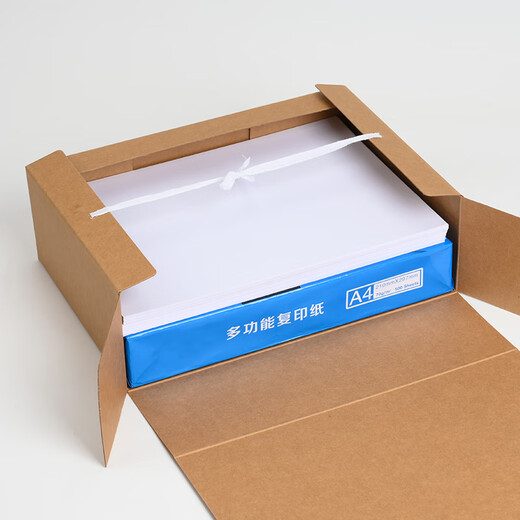 
Thai a4 imported paper file box dark 674g high-quality kraft paper file storage box information box 100mm10 pack J67410