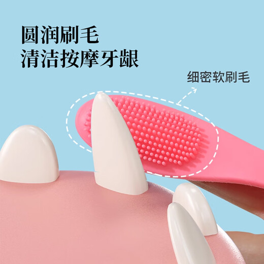 Lubo Cat Black Chin Cleaning Brush Silicone Brush Cleans Pet Cats and Dogs Comb Chin Wipe Toothbrush Cleaner Cleaning Brush 2 Pack Random Color