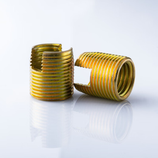 Type 302 carbon steel slotted self-tapping thread insert, internal and external thread protection sheath brace M2M2.5M3M4M5M8M10 carbon steel M20*2.5-M26*1.5-27mm (10