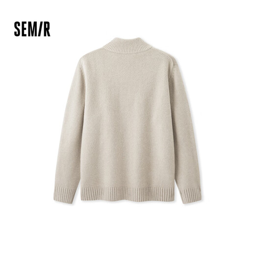Sweater Semir Mid Mass's Half-abre Card Half-High Nigh Cello Séter Classic Color sólido Versáter 109724107107
