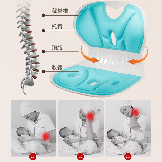 COOKSS Pregnant Women Breastfeeding Seat Breastfeeding Artifact Bed Waist Support Mom Office Back Bay Window Student Seat Cushion Pink Solve Pregnant Women Breastfeeding Low Back Pain Pressure