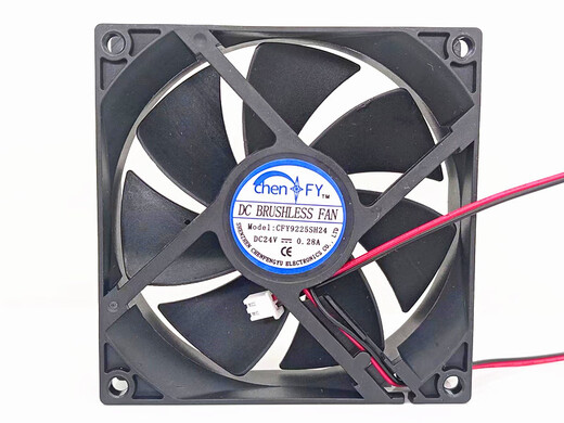 新 12V24V220V380V 9225 9.2/8/12cm 电焊机变频器电源散热风扇 24V 92*92*25mm