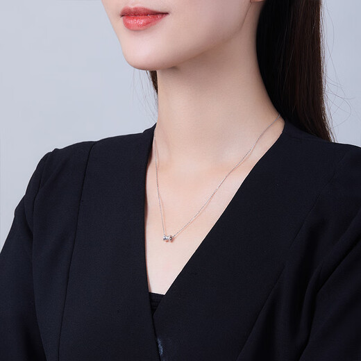 Saturday Fortune Platinum Pendant for Women PT950 Fashion Small Waist Platinum Pendant for Girlfriend 0.82g