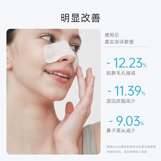 ILSO imported nasal mask removes blackheads, absorbs blackhead export liquid, shrinks pores, removes acne, deep cleansing men and women 1 set