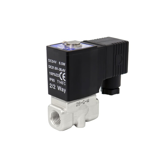 科至途定制亚德客流体控制电磁阀常闭水阀2S-03/15685 22V DC24V 2S50050AC220V2寸螺纹口