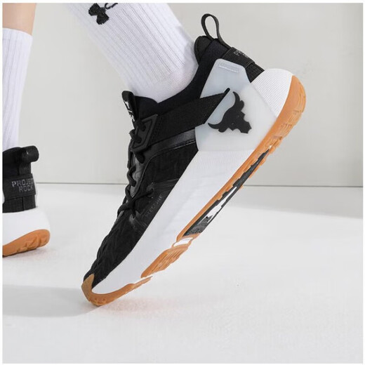 Under Armor men's autumn and winter Project Rock Johnson 6th generation wear-resistant cushioning fitness sports training shoes 3026534T 3026534-001 42