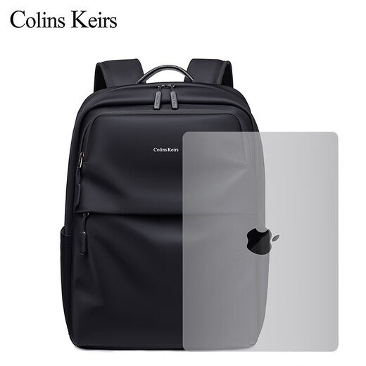 Colins Keirs Rucksack Herren -Rucksack Reisetasche Großkapazität Business Computertasche 2024 Neue Schüler der High School College School Tasche Schwarz