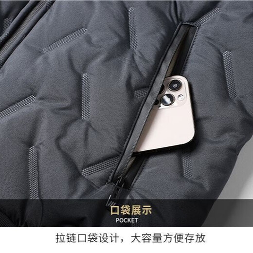 Kennedy lambswool jacket warm men's winter coat jacket men's winter feather coat plus velvet black - lambswool jacket 4XL 172CM-182CM