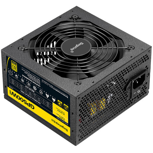 Xingu (segotep) GP500W black gold version power supply (full Japanese capacitor/80plus gold medal/dual CPU power supply/12CM temperature control fan/desktop computer console game power supply)