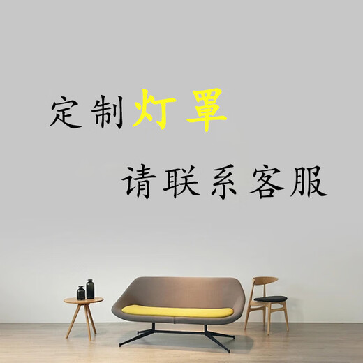 云启格定制灯罩外壳E27通用款台灯吊灯壁灯餐厅灯更换灯罩DIY款灯具配件 PS17[15122cm]仅灯罩