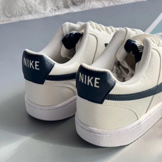 耐克（NIKE）板鞋男鞋2025冬季新款Court经典简版空军一号轻便低帮运动休闲鞋 HQ4867-101帆白军械深海蓝 41