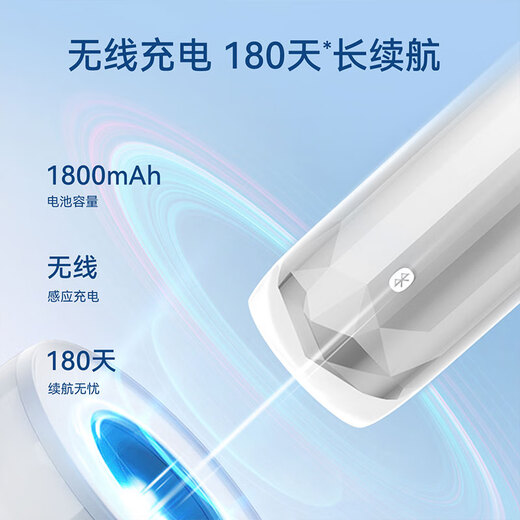 华为智选力博得鸿蒙智选电动牙刷 智能声波牙刷2冰山青春款 送男友送女友礼物 国家补贴180天长续航 冰晶蓝