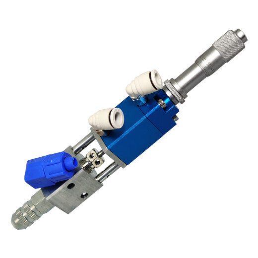 Gewinde-Pin-Dispensing-Ventilsaugentyp Pneumatische Klebstoffpistole Quantitative Einflüssigventil-UV-Klebstoff-Abgabemaschine Automatische Klebstoffventilzubehör Aspensing Ventil Controller/zweite Generation/NT-983C Digitale Anzeige Präzisionsquantifizierung