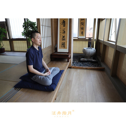 定制禅堂经典【木棉打坐垫】静坐垫 禅修垫 浅灰色上坐垫底垫 7373