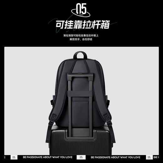 The9 Men's Backpack Large Capacity 15.6-inch Laptop Bag College Student Bag Commuting Backpack Women