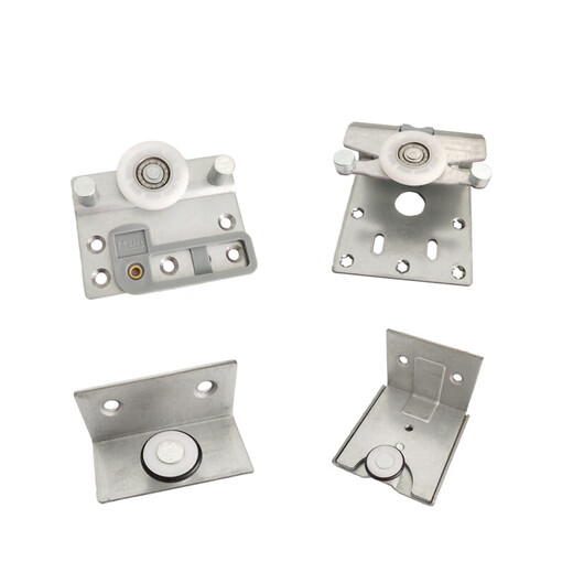 European standard external sliding door wheel accessories Wardrobe sliding door hanging wheel E008 hanging track wheel Sliding door pulley E008 outer door upper wheel 18-20MM 1 piece