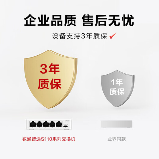 Huawei Kunling S110-5T includes service 5-port Gigabit enterprise-grade switch switch small dormitory network monitoring network splitter