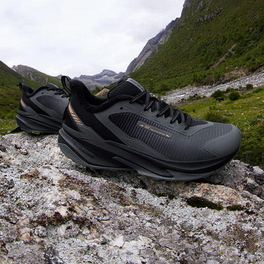 361 Men's Sports Shoes Rain Screen Winter Waterproof and Velvet Off-Road Mountaineering Running Shoes for Men 672442220B-2