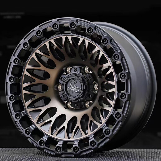 AGILITY FORCE Scorpion off-road wheels 18-inch Tank 400 Tank 500 Formula Leopard 5 Haval H9 Raptor BJ40 Prado FJ A72 black titanium surface (inner anti-falling) 18 inches 8.5J