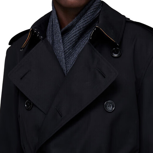 Burberry Kensington Series Men's Men's Black Pure Cotton Mid-Longle Burwer Burw3894BCKBR04800 52
