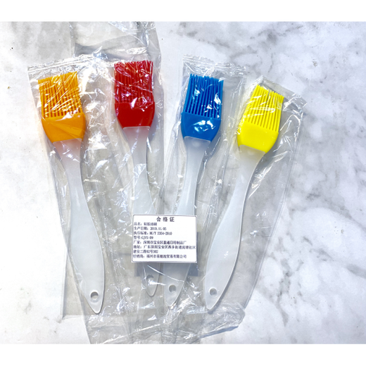 Silicone kitchen high temperature resistant barbecue brush baking brush barbecue oiling tool small brush baking pancake brush seasoning brush 1 pack