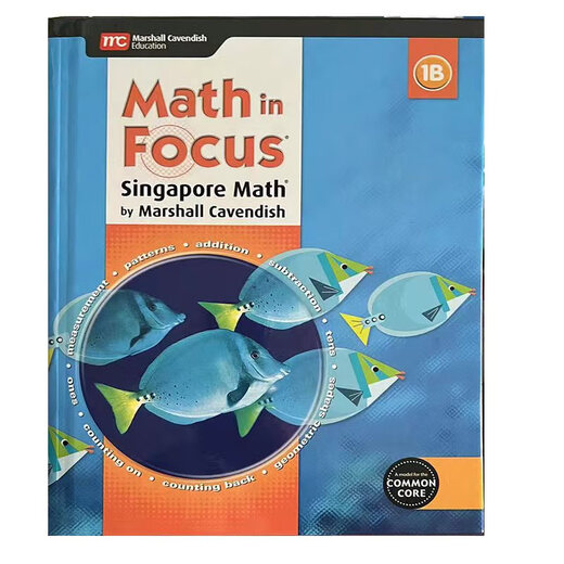 正版  美国小学数学教材和练习册 Math in Focus 系列 加州教材 英文原版数学美国课本 非新加坡课本 非新加坡教材 非新加坡教辅 新版2020版3A+3B学生用书共两本