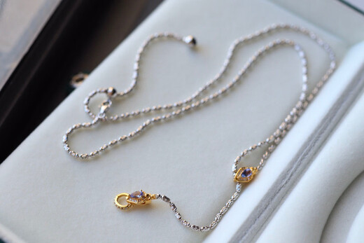 Remnant Immortal Shadow Spirit Snake Natural Ruby Tanzanite S925 Silver Necklace Tanzanite Pendant Ruby Universal Spirit Snake Chain