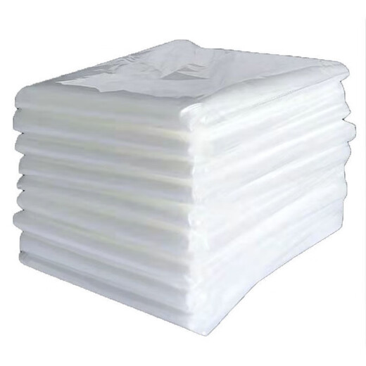 Qinkai thickened transparent plastic cloth window sealing film rainproof and windproof covering small arch shed film greenhouse film plastic barrel shape 2 meters wide x 1 meter long 6 wires (thin style)