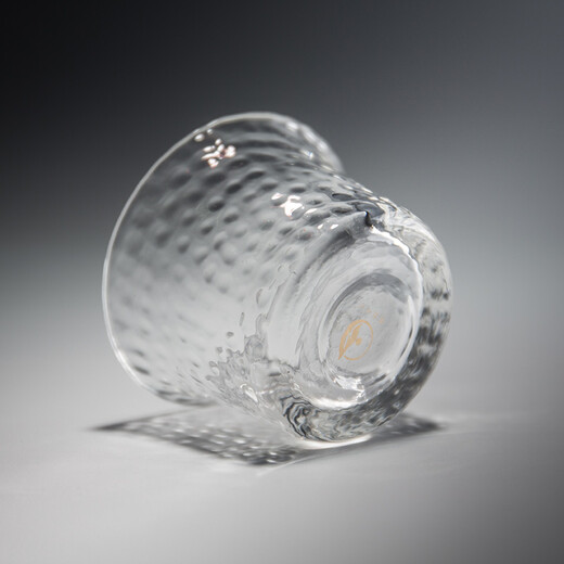 Rong Shan Tang Wood Glass Glass Inlaid Silver Tea Strainer Large Transparent Tea Strainer Bracket Tea Strainer Tea Set Accessories Silver Bead Glass Tea Strainer