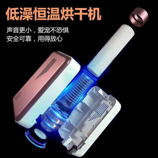 Pet drying box hair dryer, cat hair dryer, dog bathing artifact, fully automatic household foldable and convenient storage 1-20 Jin Jin equals 0.5 kg, luxury model + foot pad + low noise dryer