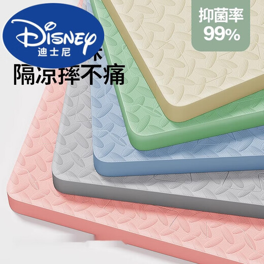 Disney (Disney) bébé rampe de mousse de mousse de mousse de sol bébé chambre épaissie de tapis d'épissage enfants rampant tapis tatami tapis blanc + eau verte claire (couleur de sommeil) 30x30x1,2 cm (4 pièces) peut être placée 0,36