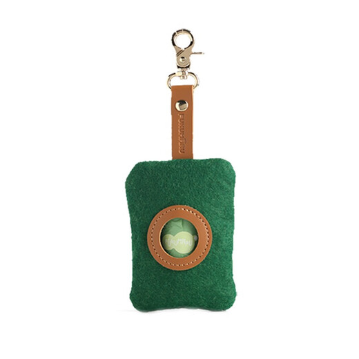 Fukumaru dog poop bag dispenser (includes a roll of poop bags)