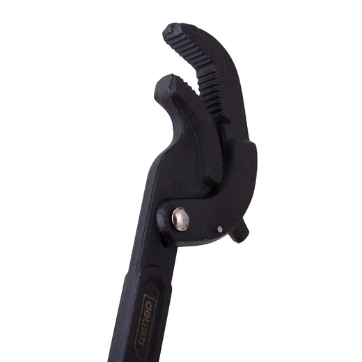 
Deli wrench multi-function quick opening wrench movable tube pliers labor-saving movable plate hand home set Neng Wan wrench DL1421 pointed and tail two-handle set 14-60mm