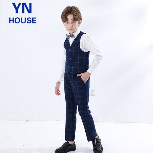 Yinuofang Children's Suit's Boys Vest Suit 1er Juin Performance Suit Boys Host Host Host Flower Girl Catwalk Costume