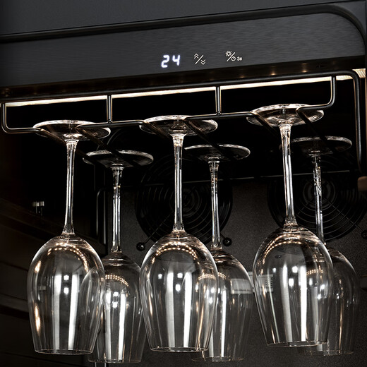 PULADI frequency conversion double-door wine cabinet constant temperature double-door double-temperature wine cabinet home living room refrigerator office tea villa liquor beverage commercial fresh-keeping display cabinet embedded ultra-thin frequency conversion double door-1.78 meters high-ice bar style 490L