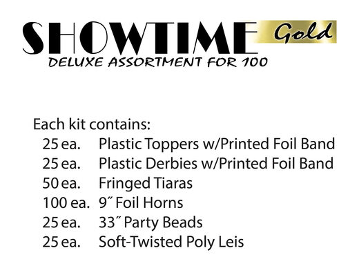 BeistleShowtime Golden Assorted 100