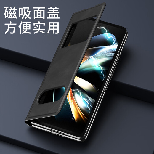 Dr. Zhan eignet sich für Samsung ZFold6 Mobiltelefonhülle Neues Napa-Ledermuster mit vollem Inklusive Anti-Fall-Handy-Hülle.