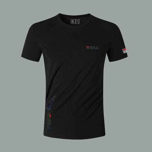 Congyi Summer Pure Cotton Ice Seide Modal kurzärmelig T-Shirt für Männer mit halbärmeligem T-Shirt runden Hals koreanische vielseitige Kleidung für Jungen 963 Weiß L.