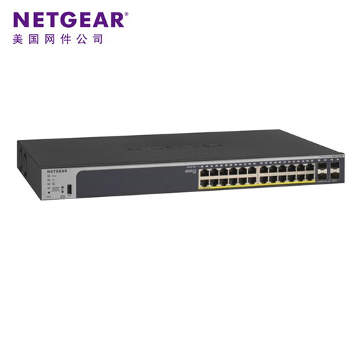 Netgear GS724T 24-портовый гигабитный интеллектуальный коммутатор по управлению сети/серия интеллектуальной серии сети сети сети Netgear GS728TPV2 24 Gigabit POE Powered на 226W