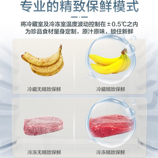 
Samsung (SAMSUNG) AI Shenqiu refrigerator for household use 501 liter Venus cross four-door first-level energy efficiency air-cooled frost-free three-cycle ultra-thin zero-embed [National subsidy] RF50DG5021CWSC soft light white