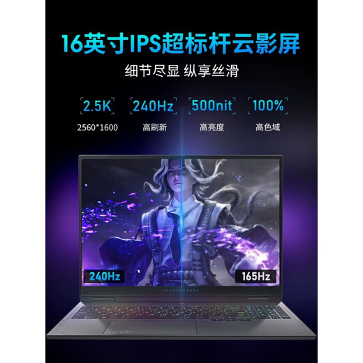 Thunde Roboter Hunting Blade 15/Hunting Blade 16 14. Generation Neues Produkt 2024 Gaming E-Sport High-Brush-Laptop Vollblut 4060 Hunting Blade 16 I9-14900HX/4060/2,5K 1 TB SSD x 32 GB