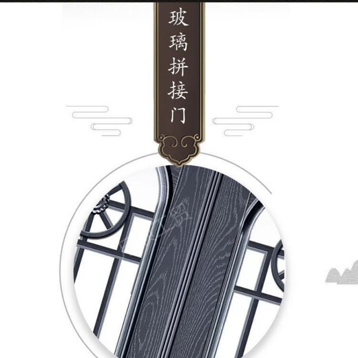 勤凯新款门锌合金入户门钢化玻璃子母门农村别墅门欧式防盗进户门 钢化锻打01