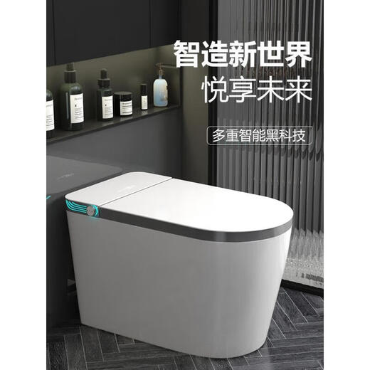 TOTO日本原装进口日本进口智能马桶家用坐便器全自动翻盖语音一体式无 854灰边简配版+水箱-送货入户白 300mm