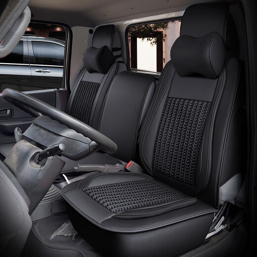 
China National Heavy Duty Truck Chengdu Ace Series Seat Cover 757b 777b777BP 737B Truck Four Season Seat Cushion Three-Seater Black and Red Standard Edition