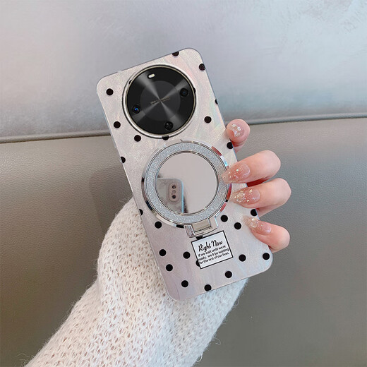 迅炫适用于华为智选麦芒30手机壳TYH641M少女生孩全包防摔新款爆品三十零中国电信通5G版高通骁龙695保 LHP10镜子支架*单壳*【手链】 华为麦芒30