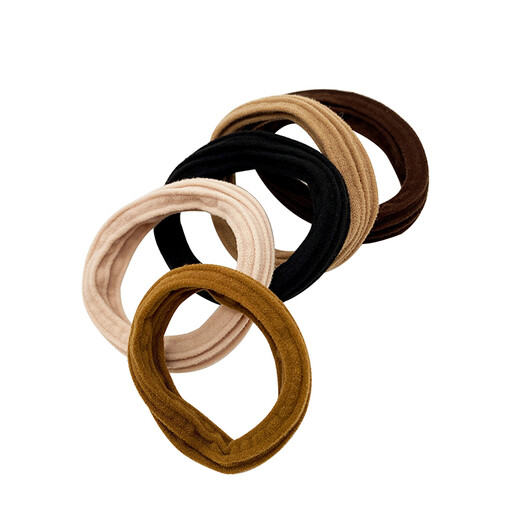 BARY REEF 2022 New Style High Elasticity Rubber Band for Hair, Durable Ponytail Will Not Hurt Hair Band, Hair Tie for Women, Mixed Pack of 10