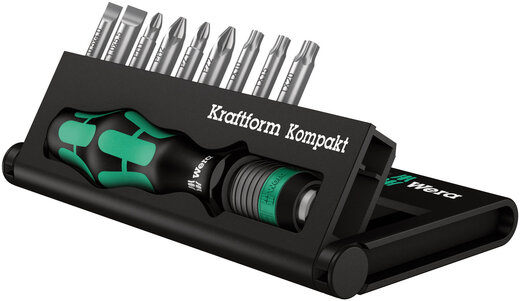 WERA 10-piece KK10 cross-shaped plum blossom screwdriver bit tool set portable screwdriver set multi-color one-size-fits-all
