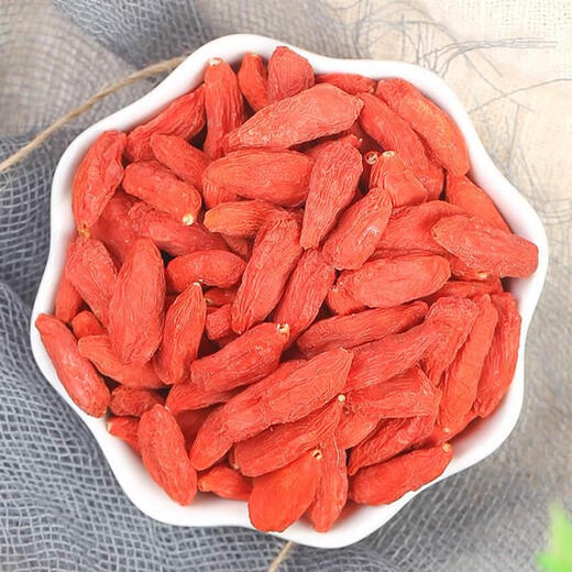 Bingcuitang wolfberry 500g authentic Ningxia large grain red gouqi Gouji tea soaked in water and drink male kidney nourishing wine to eat dry [Trial pack] bagged red wolfberry 80g