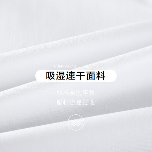 HLA Hailan Home Short Sleeve Shirt Men's Summer Tip Collar Moisturizing Quick Dry Slim Shirt Men's HNCBD2Y010A