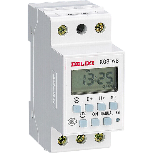 DELIXI ELECTRIC Delixi Electric microcomputer time control switch timer time switch guide rail time control KG816B AC220V